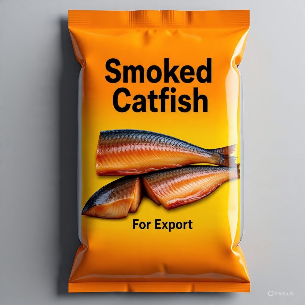 smoked catfish packaging for export